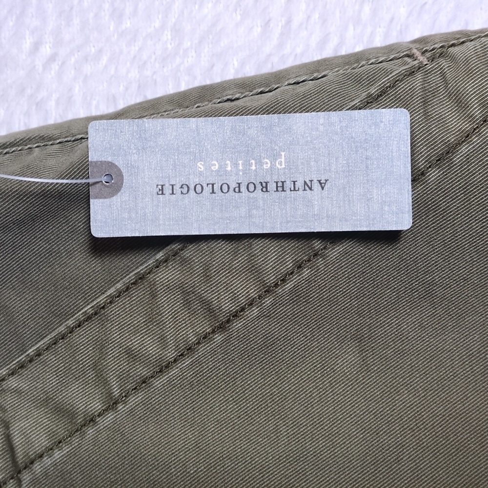 PILCRO Anthropologie‎ Womens Olive Green Waist 29 Petite - Picture 4 of 10